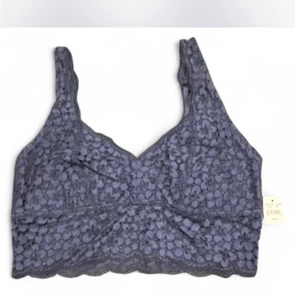 Aerie Lace Bralette in Deep Blue - Picture 1 of 6